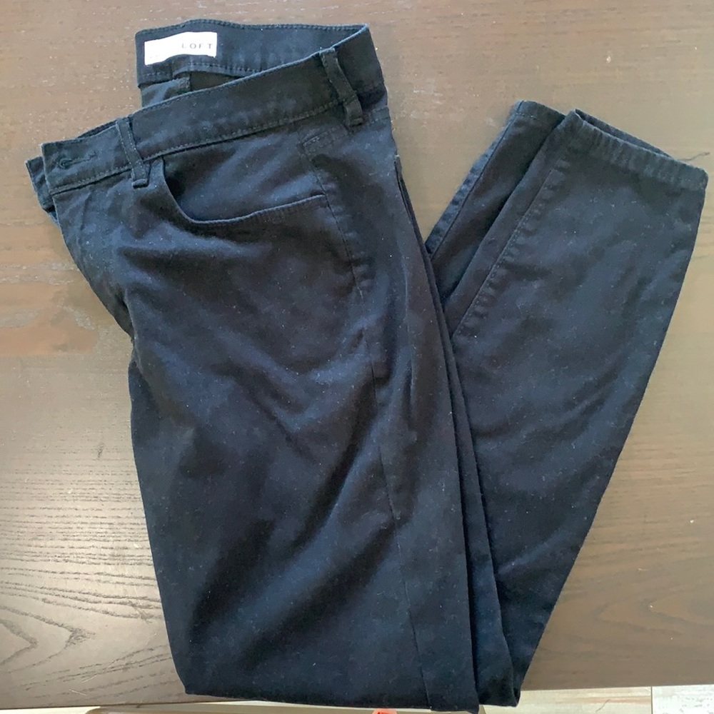 Black Loft Skinny Pant